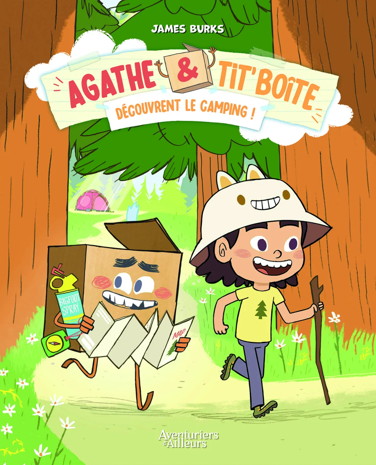 Une BD pour les enfants sur le camping !