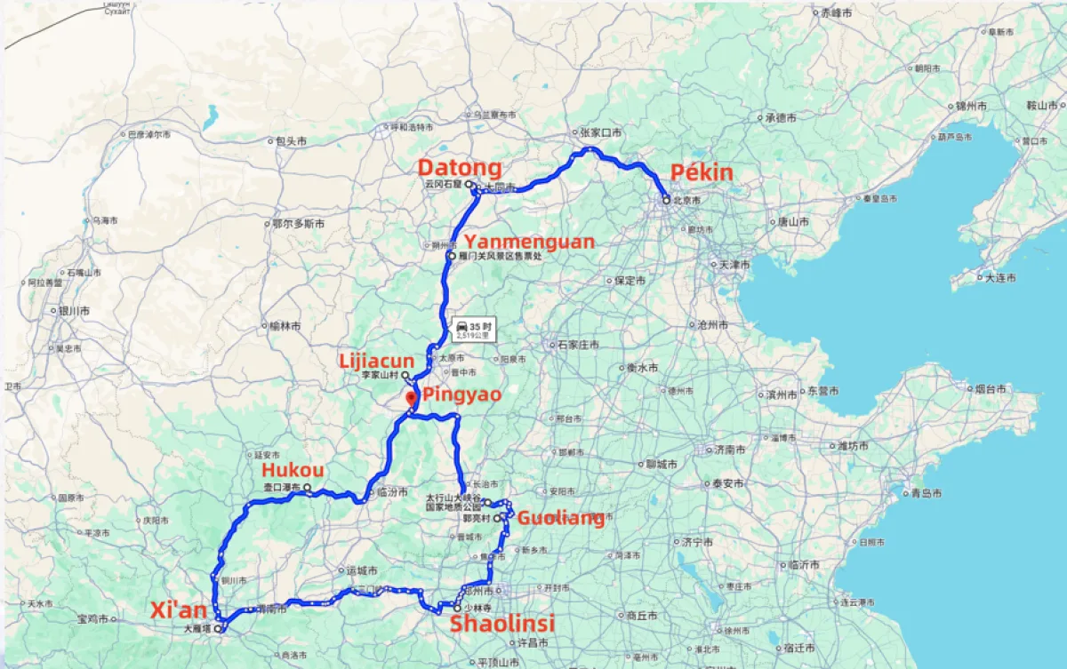 La Chine en camping-car avec le club R3CF