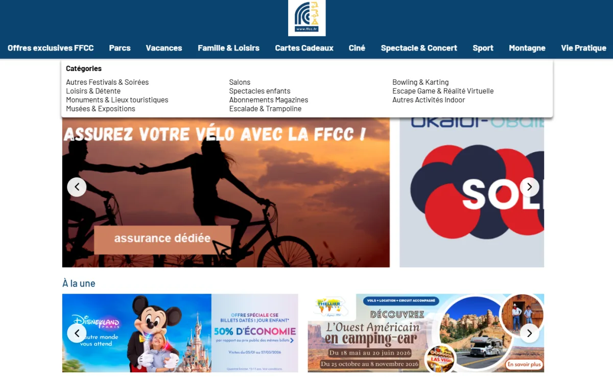 Le nouveau club avantages FFCC est en ligne