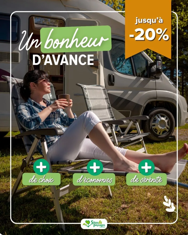 Offre Early Booking des campings Sites &amp; Paysages