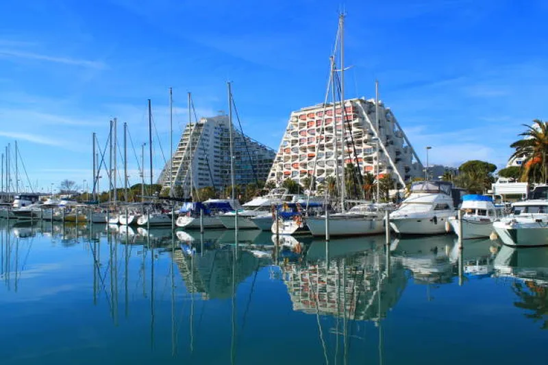 The marina of la Grande Motte, France