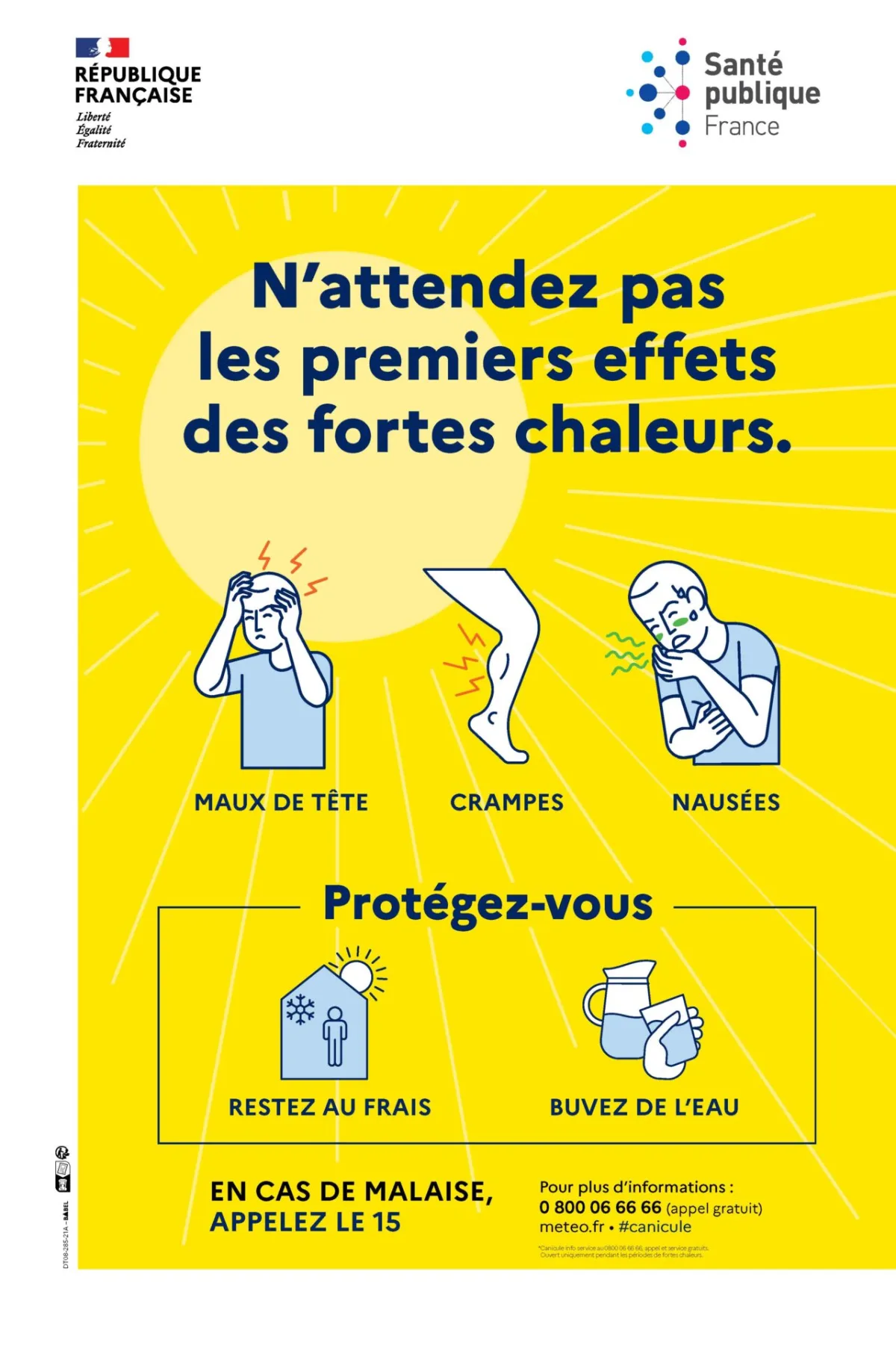 Risques liés aux canicules : protégez-vous !