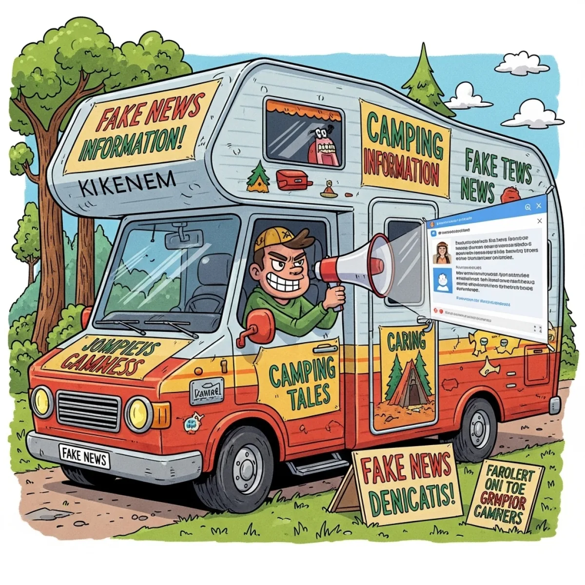 Fake news pour les camping-cars : attention à ce site de désinformation !