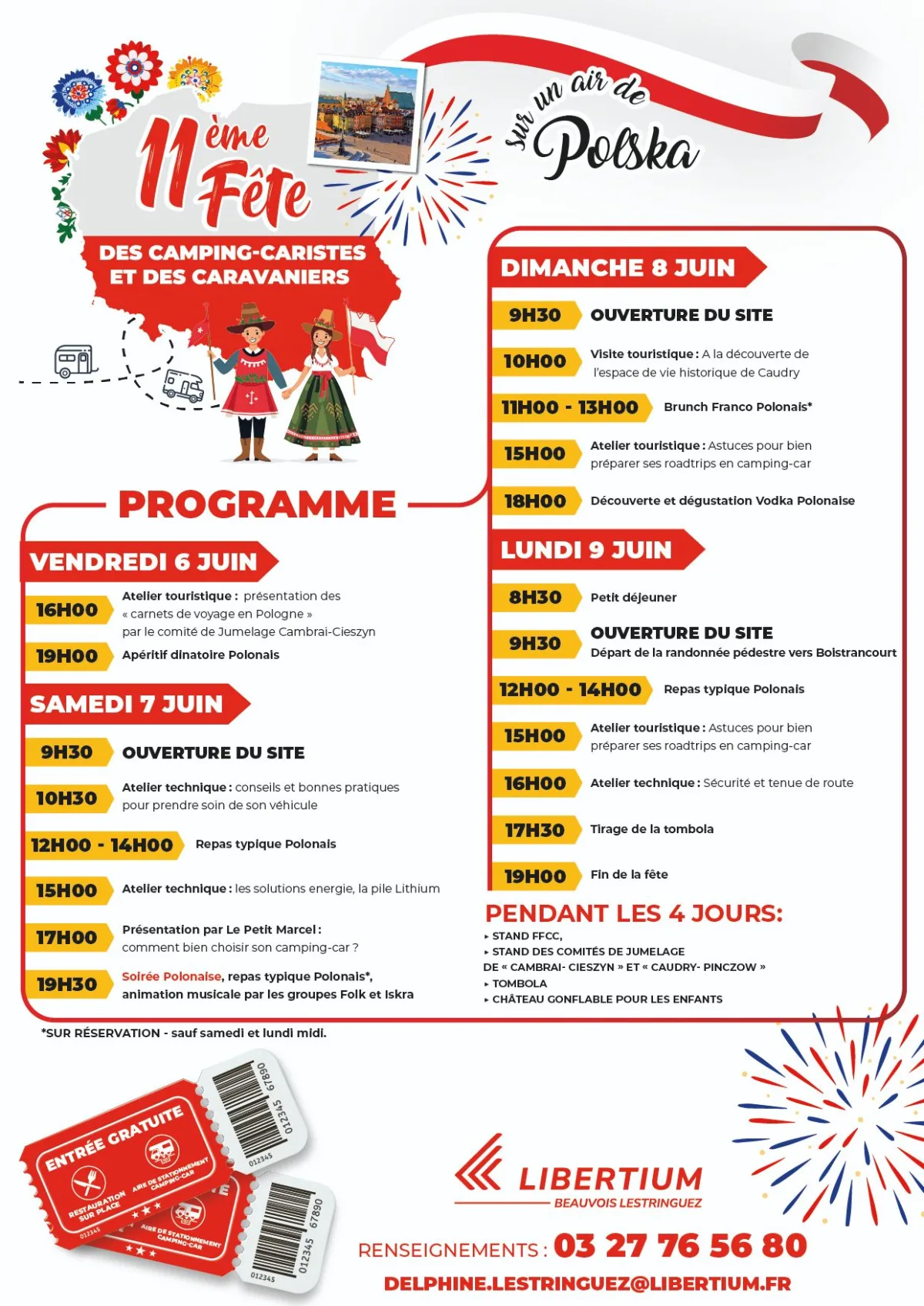 11e fête du camping-car chez Libertium Beauvois Lestringuez