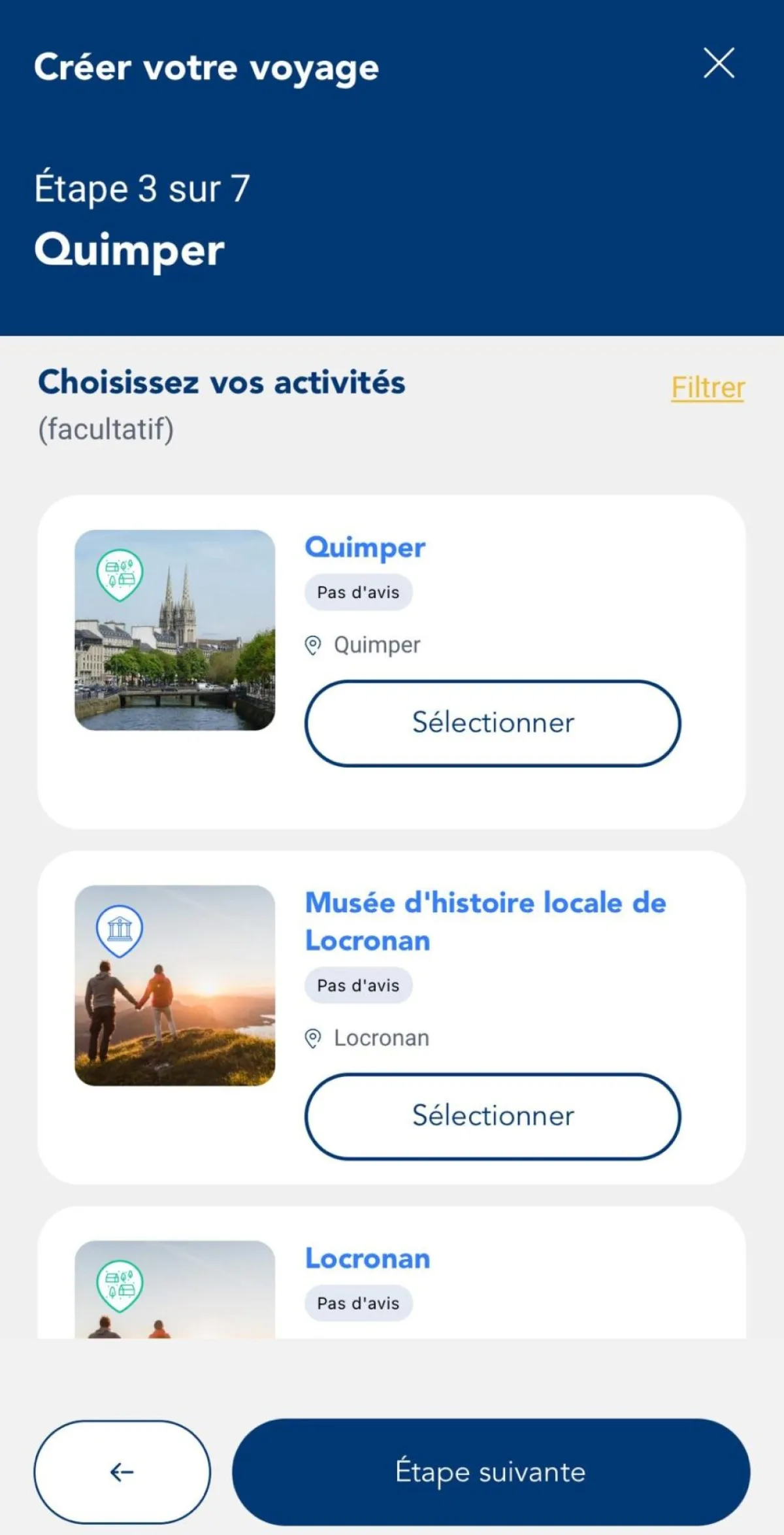 L'application mobile pour créer des itinéraires avec la FFCC