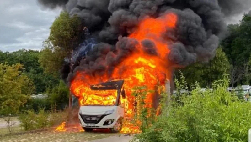 Que faire suite à l'incendie de votre véhicule de loisirs ?