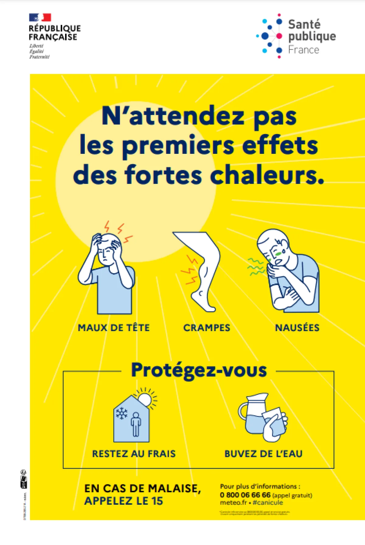 Attention aux fortes chaleurs et à la canicule !