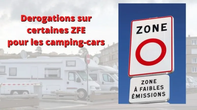 Les camping-cars autorisés à circuler dans certaines ZFE