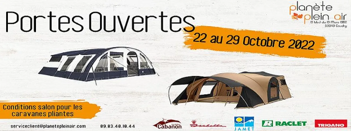 Rendez-vous aux Portes Ouvertes Planète Plein Air !