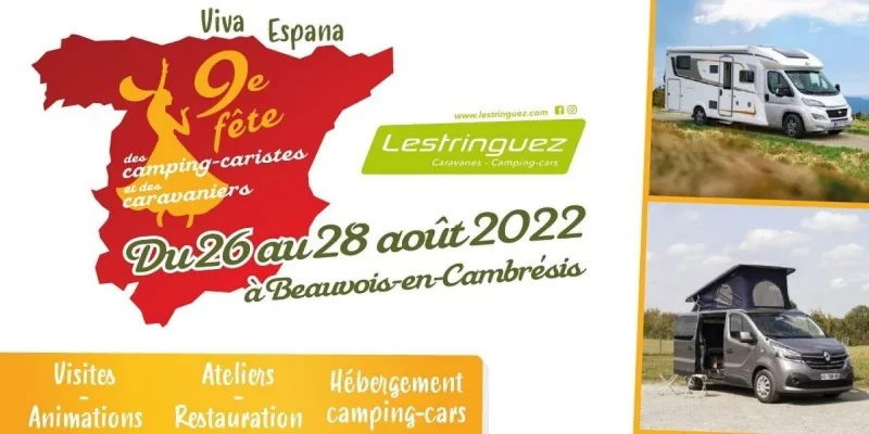 Rendez-vous à la 9ème Fête des camping-caristes et des caravaniers