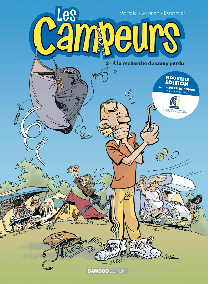 Lecture pour l'été : le tome 2 de la BD des Campeurs est sorti !