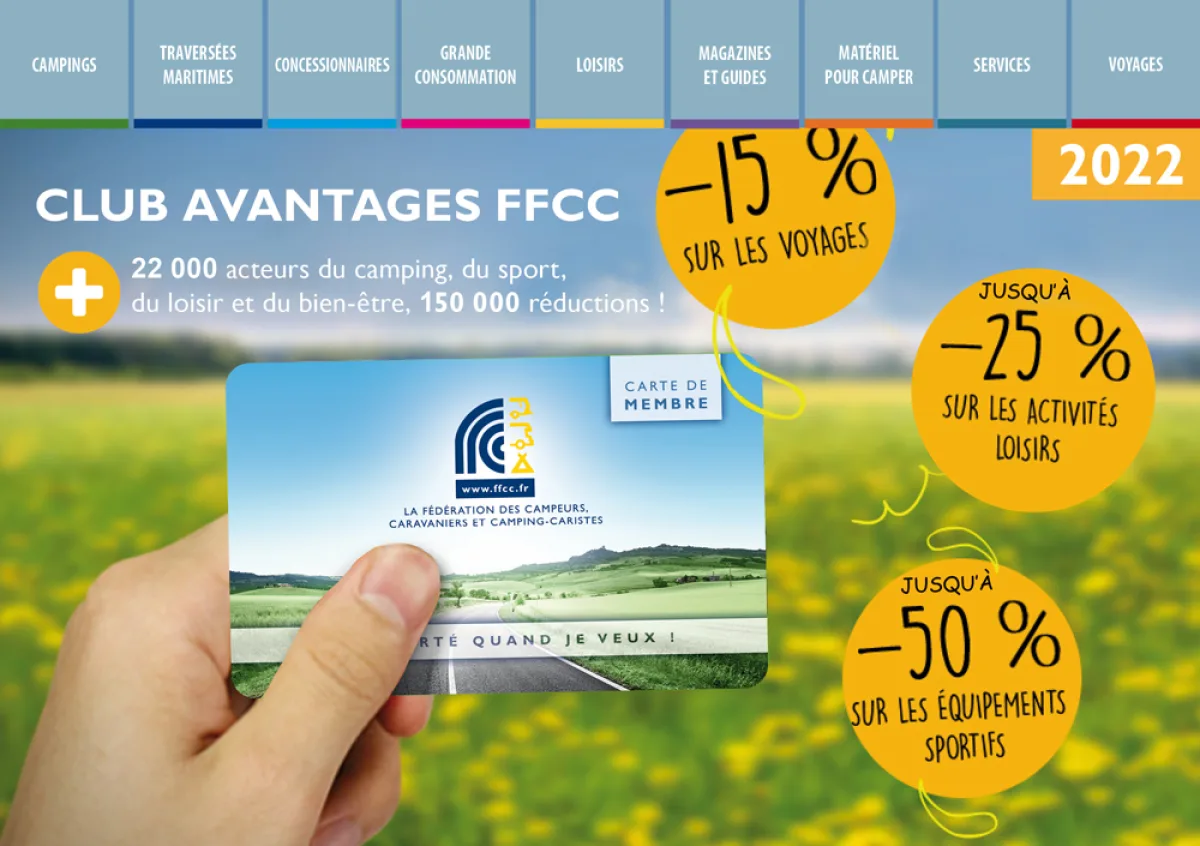 Les nouveautés de votre club avantages FFCC 2022