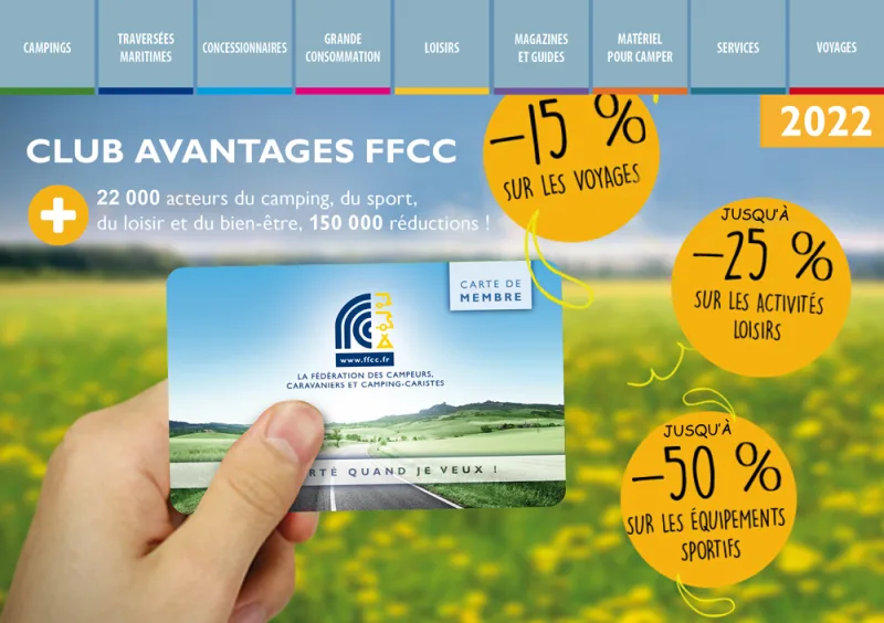Les nouveautés de votre club avantages FFCC 2022