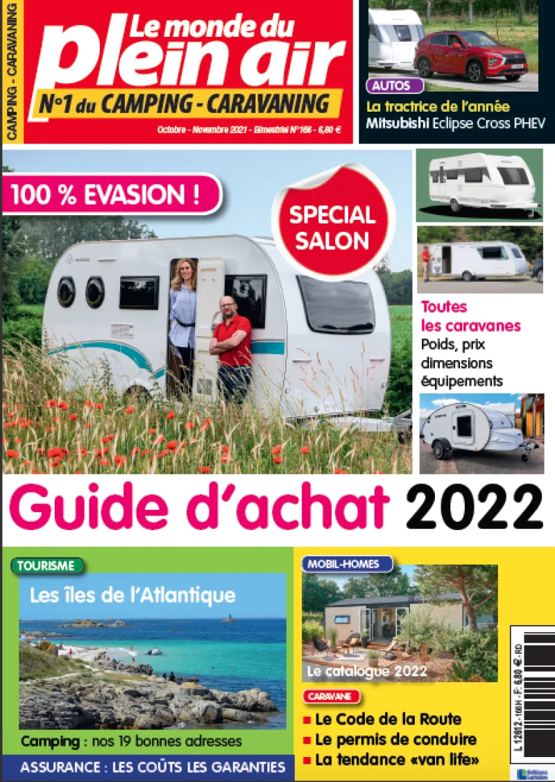 Le Monde du Plein Air N° 166, daté octobre-novembre 2021, paraît le 24 septembre.