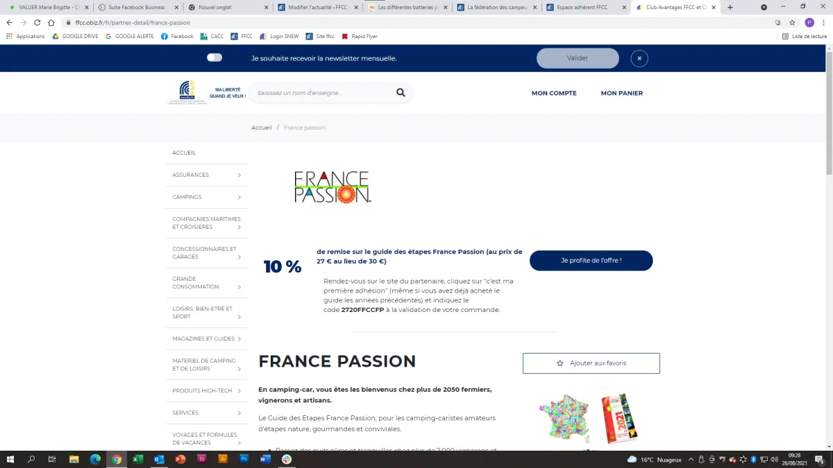 Guide France Passion 2021 : toujours disponible !