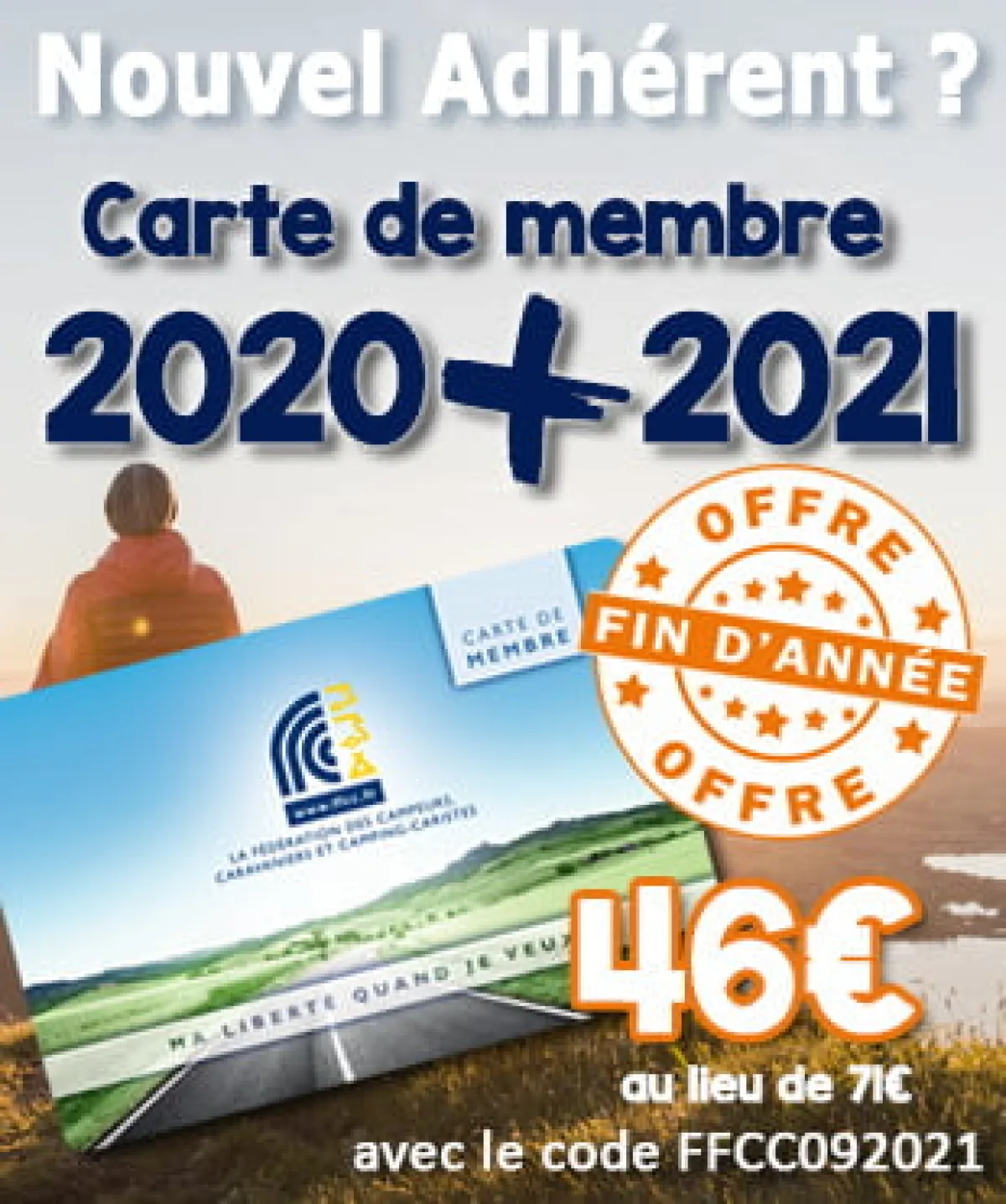 Offre spéciale fin d'année : adhésion 2021 + 2022