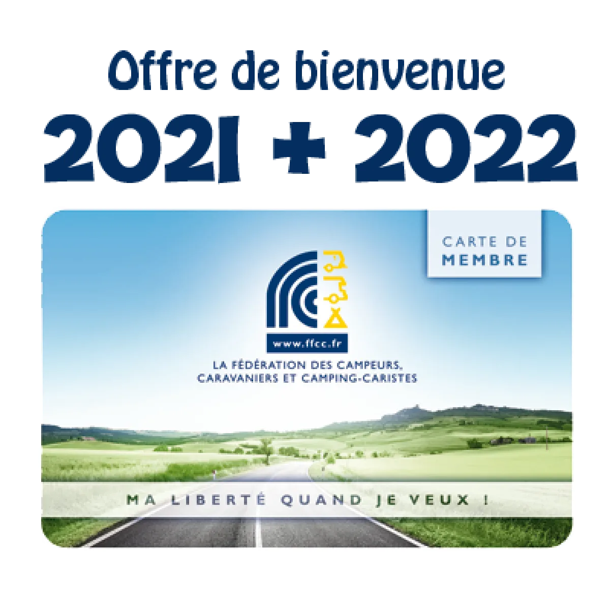 Offre spéciale fin d'année : adhésion 2021 + 2022