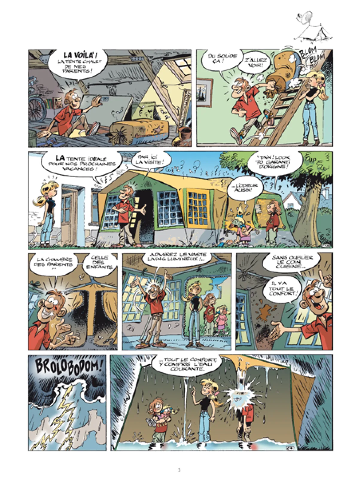 Une BD pour l'été : découvrez la réédition BD des Campeurs