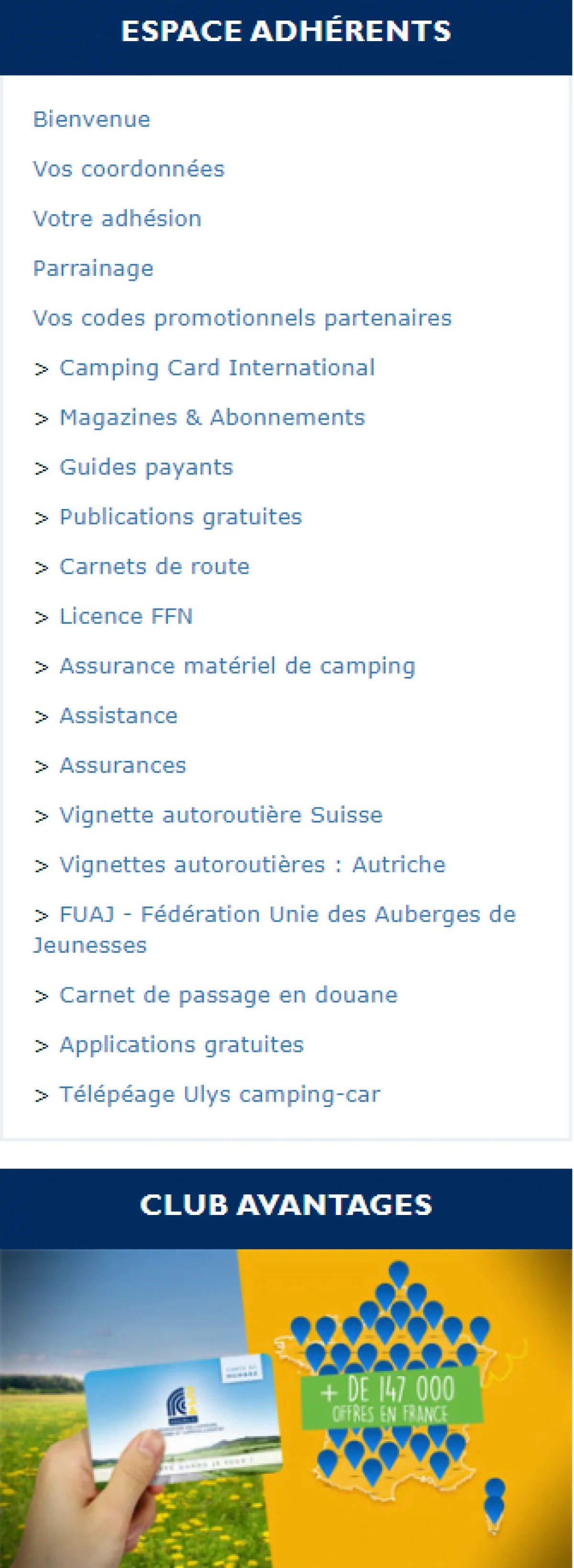 L'application club avantages FFCC évolue