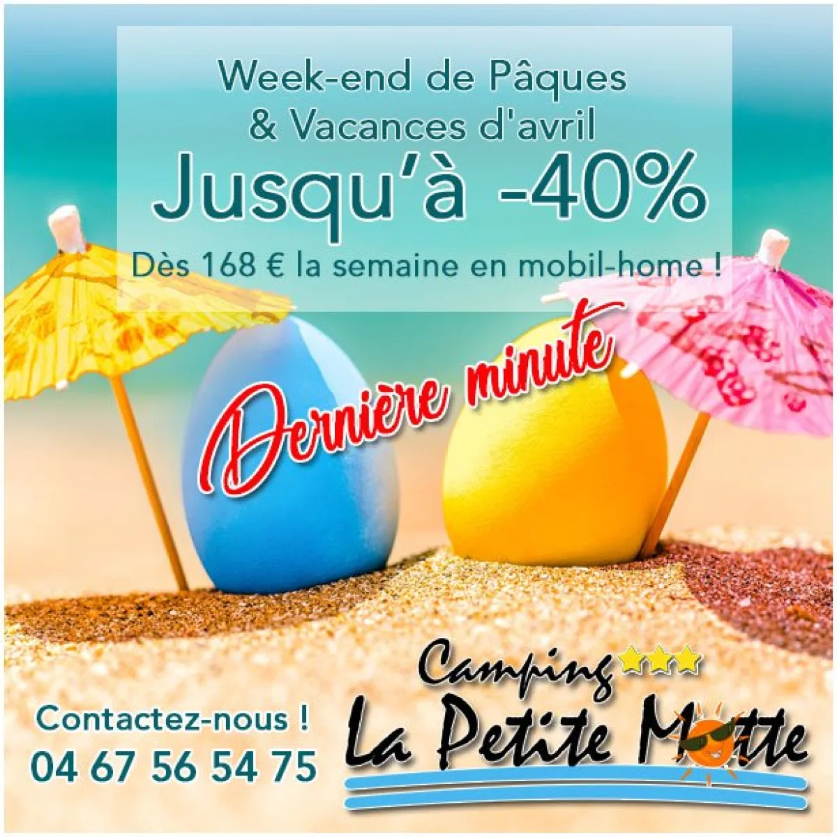 Offre dernière minute au camping La Petite Motte !