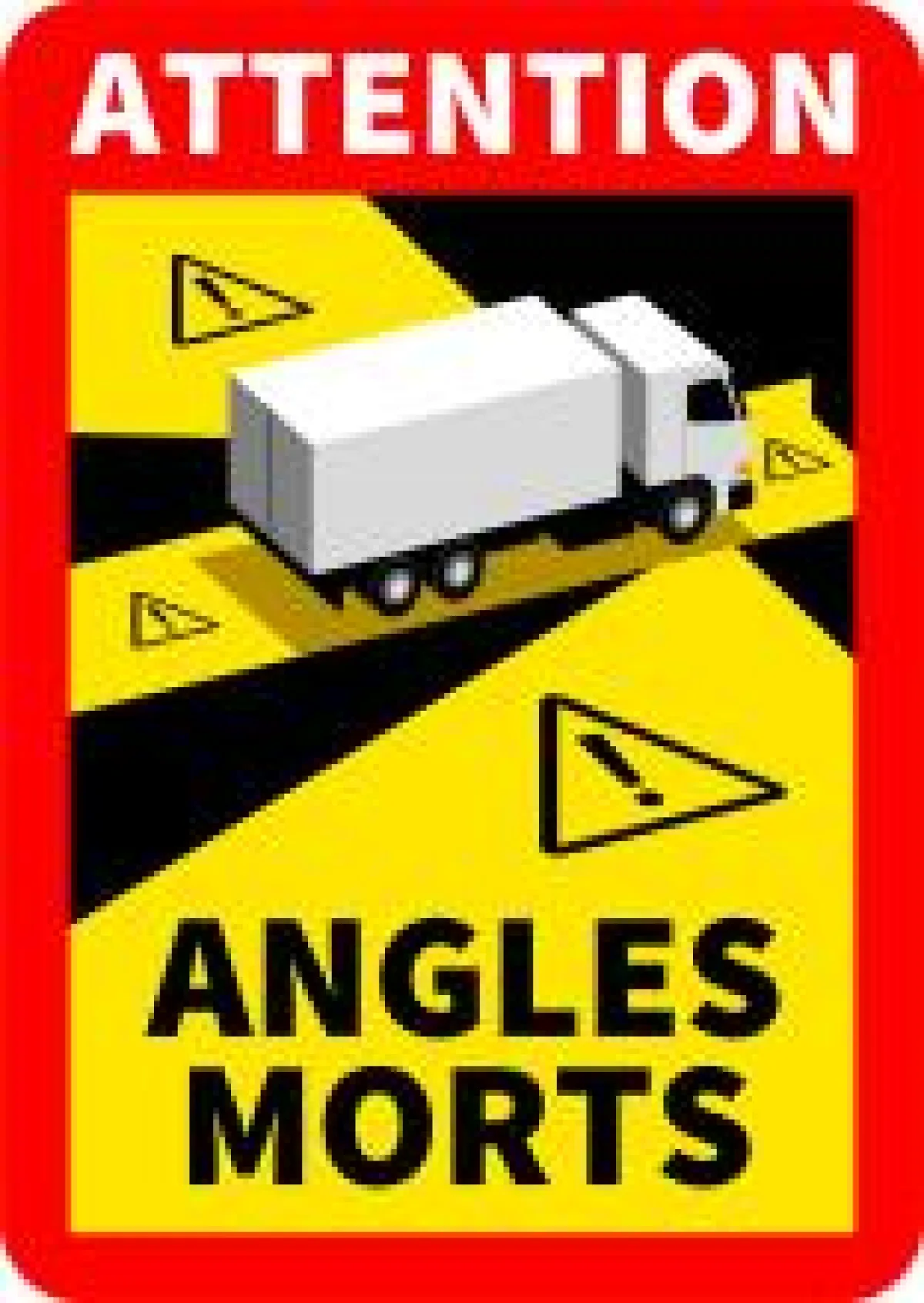 Signalisation des angles morts pour les plus de 3,5 tonnes