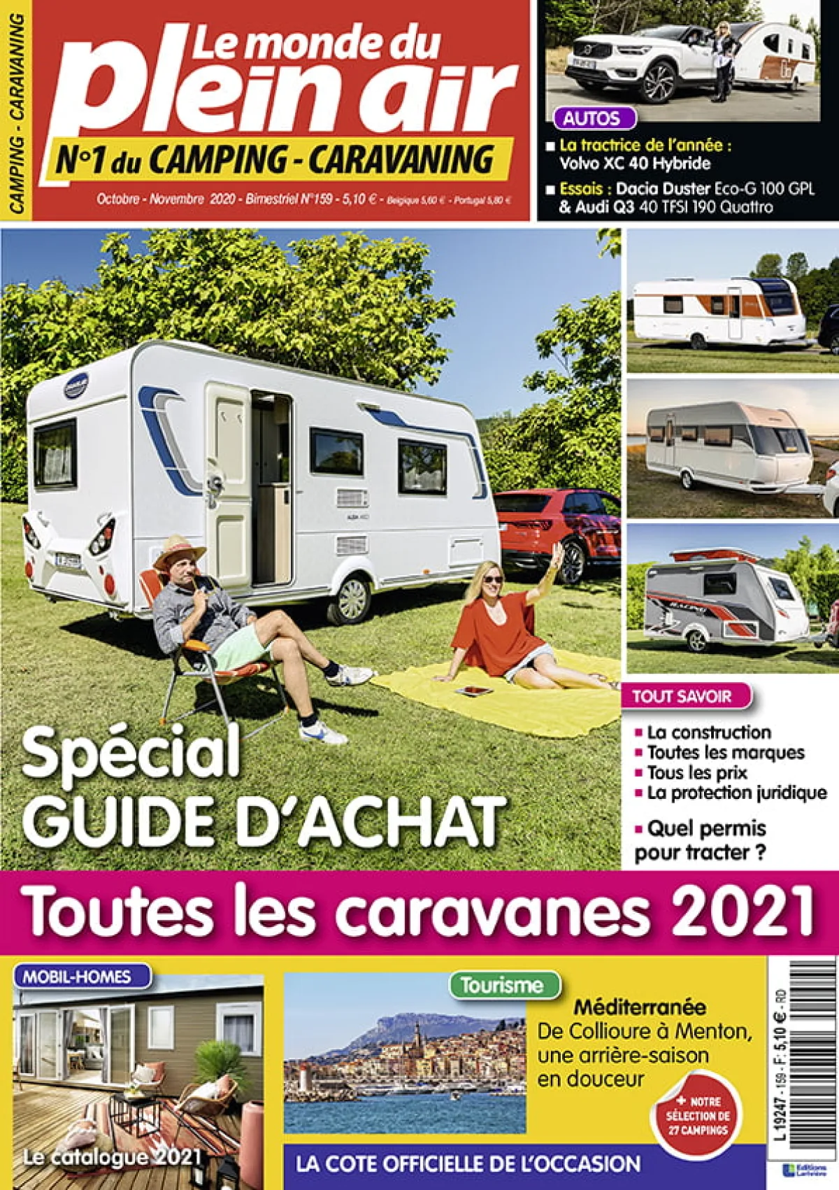 Le Monde du Plein Air N° 159 sera disponible en kiosque le 22 septembre