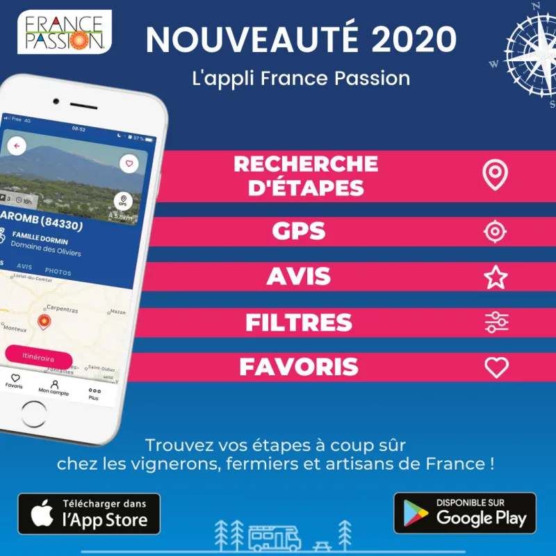 Découvrez l’application mobil France Passion !