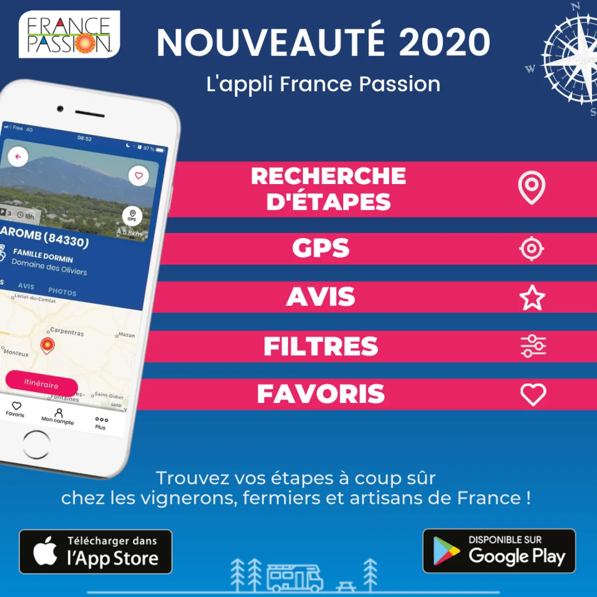 Découvrez l’application mobil France Passion !