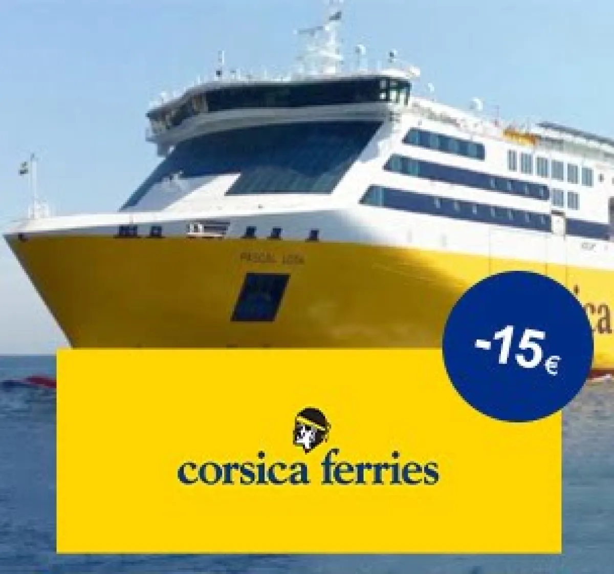 Des réductions sur les traversées avec Corsica Ferries