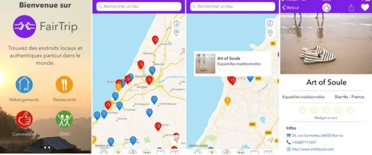 FairTrip, une application voyage responsable et équitable