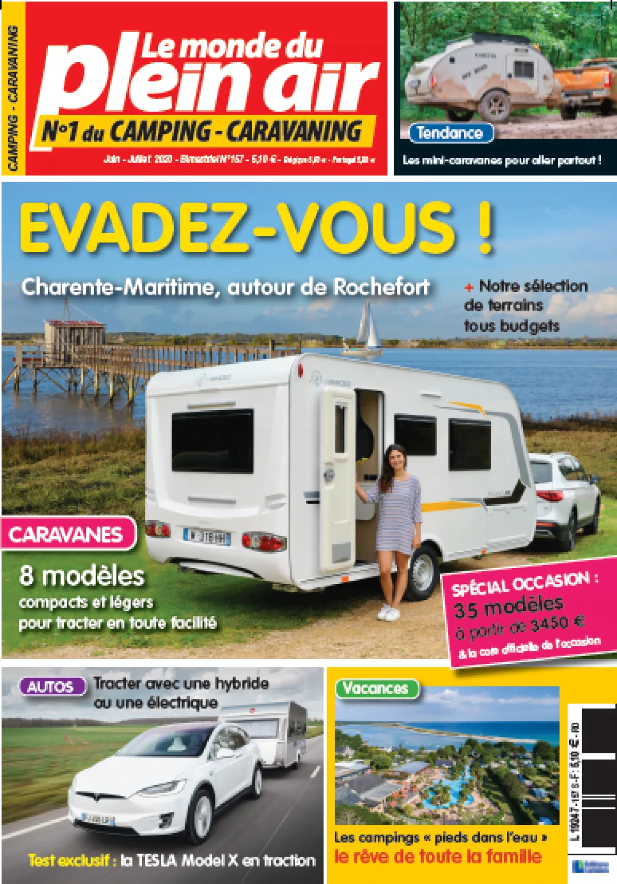 Le Monde du Plein Air N° 157 est en kiosque depuis le 11 juin