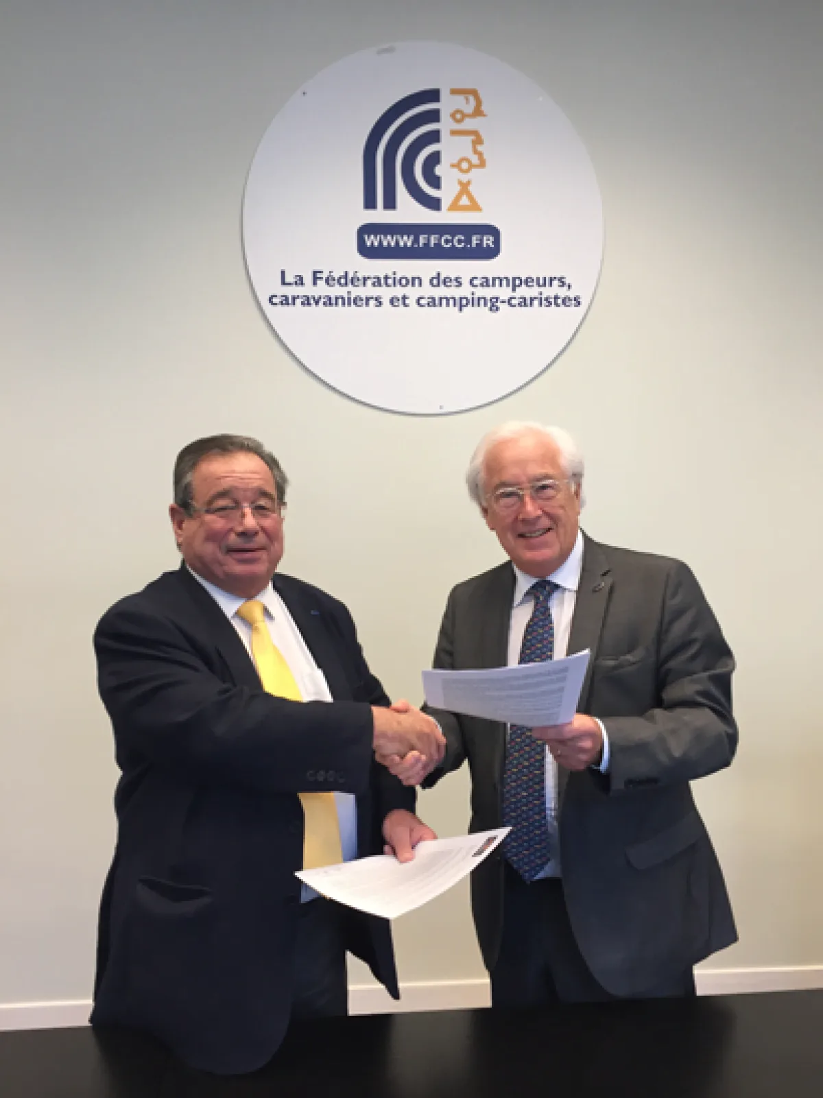 SIGNATURE DU PARTENARIAT ENTRE LA FFCC ET L'ACA