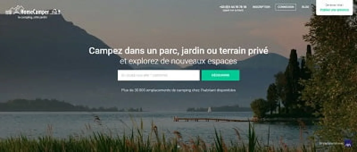 Fusion entre la plateforme Homecamper et Gamping