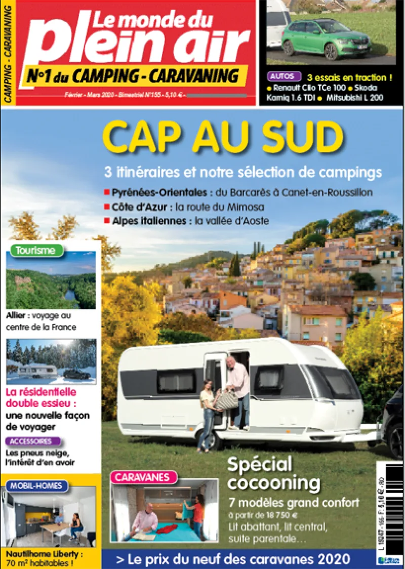 Le Monde du Plein Air n°155 paraîtra le 31 janvier