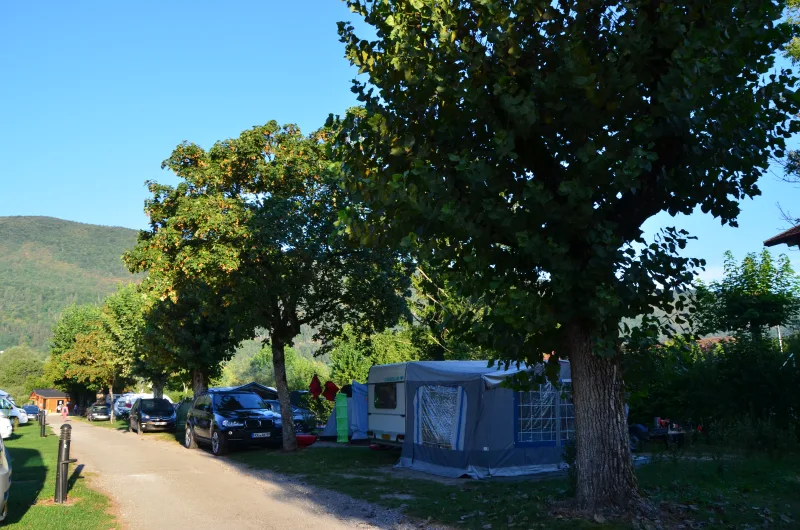 Allée direction le lac